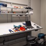 Sovella Nederland werktafel met kantelframe voor tafelblad met accessoires